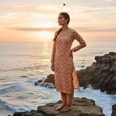 2 Pcs Ladies Suit  Des  114