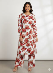 2 Pcs Ladies Suit  Des  118